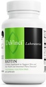 DAVINCI Labs Biotin - 지원 피부 & 머리 건강, Intestinal Flora Function* - Ca Carbonate로 비타민 C & 칼슘을 가진 규정식 보충교재 - 채식주의자 - 글루텐 자유로운 - 60의 캡슐