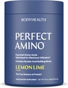 BodyHealth PerfectAmino Powder - BCAA and EAA Powder for Pre and Post Workout - Amino Acid Energy Drink for Men and Women to Support Lean Muscle and Recovery - Lemon Lime - 60 Servings