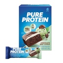 Pure Protein Bars, Yüksək Protein, Enerji, Aşağı Sugar, Gluten-free, Chocolate Mint Cookie,1.76oz, 6 Pack