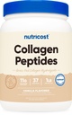 Nutricost Collagen Peptides Powder 1LB (454 G) (Vanilla) - Grass Fed Bovine Collagen Hydrolysate