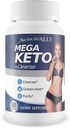 Mega Keto Diet + Rengöring - Hjälp att minska Gut Bloat - Blast Out Carbs för att stödja ketos rengöring - Digestive Cleansing Ketogenic Support - Body Cleanse & Liver Cleanse - Hjälp till att stödja övergripande hälsa