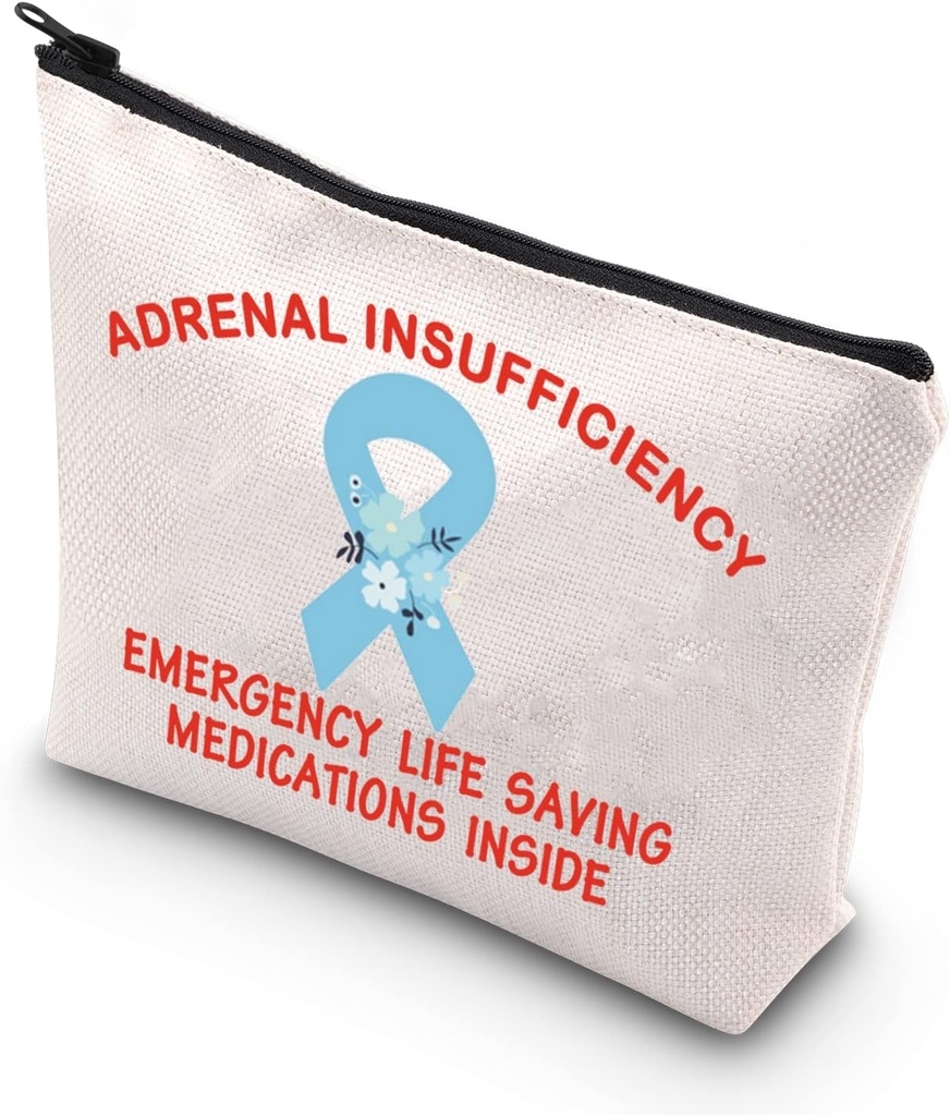 TSOTMO Adrenal Support Medical Alert Bag - Emergency Life Saving Medications Inside First Aid Bag