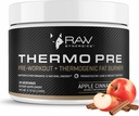 Thermo Pre - Fitness Support Supplement for Active Lifestyles - Pre-Workout Thermogenic & Metabolic Support - Taimepõhine, looduslikud koostisosad - Apple Cinnamon - 24 Servings