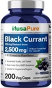 NusaPure Black Herrant 10:1 Extract, 250 mg, mikä vastaa 2500 mg, per Veg Caps 200 Vegan, ei-GMO
