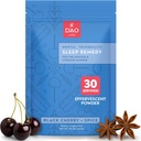 D'AO Labs Tranquillità mentale - Non-Habit Forming - Mental Calmness Supplement - Stress Relax & Tranquil Powder - GUI Pi Tang Herbal tradizionale cinese - Black Cherry & Spice Flavor - 30 Serve