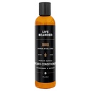 Live Bearded Beard Conditioner, 8 fl oz - Stärker och mjuknar ansiktshår - Tillverkad i USA - All-naturliga ingredienser med Biotin, koffein | 1880 Scent - Bourbon, Bitters, Citrus