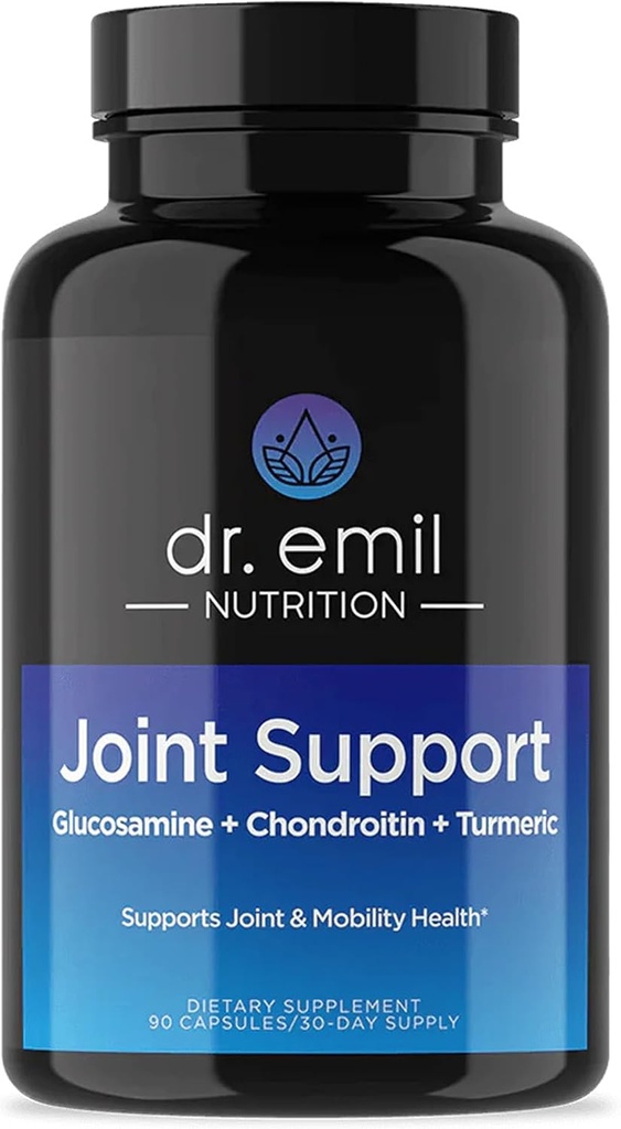 DR. EMIL NUTRItion Joint Aid Addition - Joint Addition with Glucosamine Chondroitin, MSM & Turmeric - Joint Health Addition for Mobility and Discomfort for Men and Women* (60 капсули)
