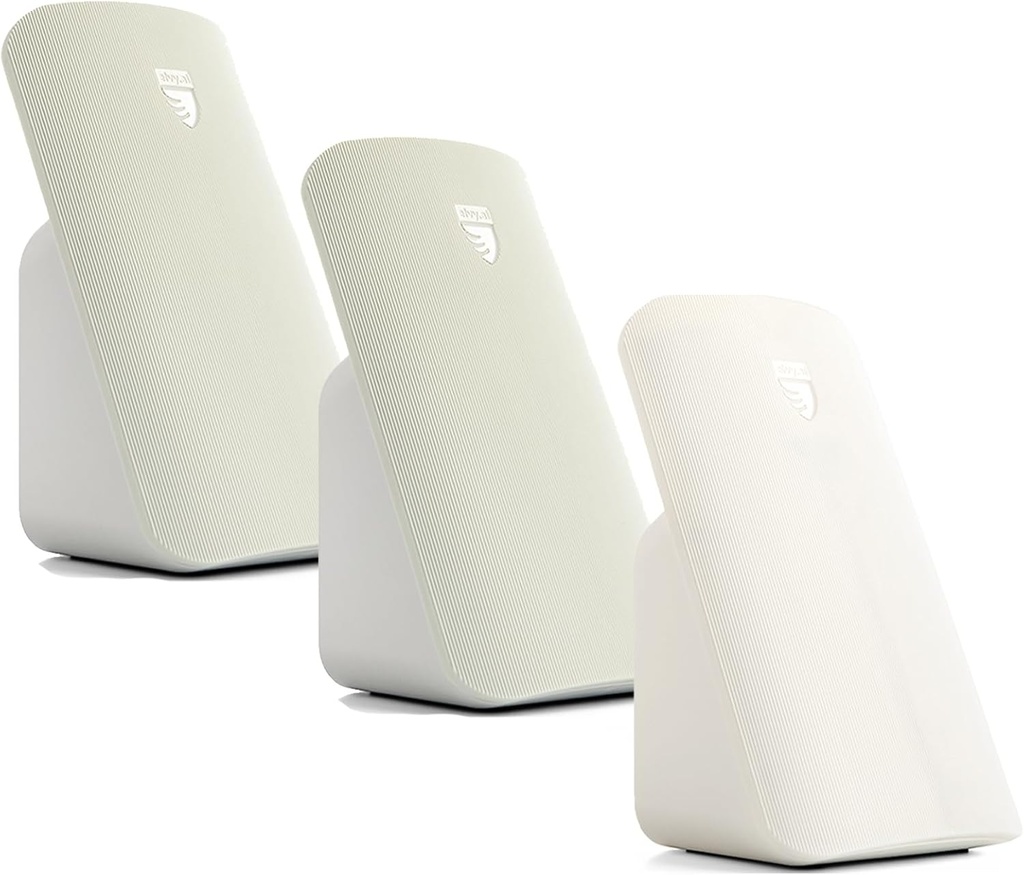 Pakke med 3-2 Mint Grønn, 1 Snøhvit - Elvy Avansert EMF Blocker for mobiltelefon og Qi trådløs lader: søvnhjelp enhet med EMF beskyttelse, rask lader med strålingsblokker for mobiltelefoner