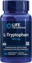 Life Extension L-Tryptophan, 500 mg, Encourages Healthy Serotonin Levels and Promotes Healthy Sleep, Mood, Stress Response & Satiety, Gluten-Free, Non-GMO, Vegetarian, 90 Capsules