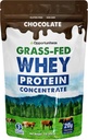 Opportuniteas Grass Fed Whey Protein Powder Concentration - Suklaa - Pure Protein Supplement - Non GMO, Hormoni vapaa & Gluteeniton - 1lb