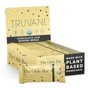 Truvani Plant Based Snack Bars | Chocolate Chip Banana Bröd 12 Pack | 5g Protein | USDA Organic och Vegan | Den enda baren | Dairy, Soy och Gluten Free | Individuellt inslagna