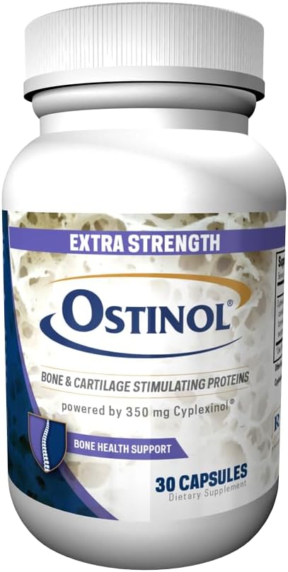 Ostinol Standard 350mg - Hezur eta osagarri bateratua | Zelulen aktibazioa ziurtatua | Bio Active Protein Complex for Moderate Bone Loss & Moderate Joint Disfunction - 30 kapsulak