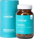 LyfeFuel Adaptogen Blend per Focus & produttività | Natural Nootropic Mushroom Supplement & Organic Herb Complex per aumentare la potenza del cervello | Mane del leone, Cordyceps, Bacopa, Gotu Kola | 60 capsule vegan