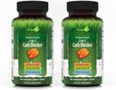 Irwin Naturals Maximum Strength 3-in-1 Carb Blocker - Neutralize Carbohydrates, Aids Digestion and Metabolism Booster - White Kidney Bean Extract + Chromium + Enzyme Blend - 84 Soft-Gels - 2 Pack