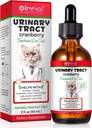 Urinary Tract for Cats, Natural Cat Urinary Tract Infection Treatment Drops - Understøtter Bstige, Nyre Stone, Hund UTI, Cranberry Nyre Breat Support, Kylling Flavor - 60 ml / 2.02oz