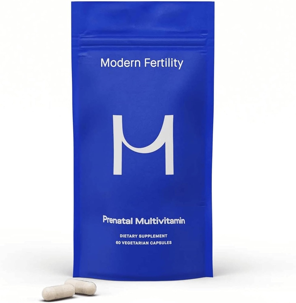 Ugalkortasun modernoa Prenatal Multivitamin | OB-GYNekin garatua, 12 elikadura esentzial ditu haurdunaldiaren aurretik, bitartean eta ondoren, 30 eguneko hornidura (60 kapsula)