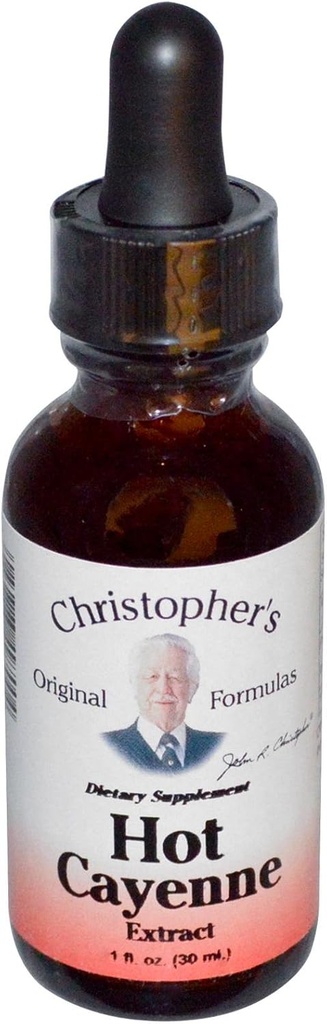Christopher's Original Formulas Hot Cayenne Extract, 1 fl oz - Natürliche Kräuterergänzung