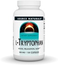 Source Naturals L- Tryptophan, for Mood, Relaxation, and Sleep *, 500mg - 120 kapszula