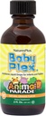 NaturesPlus Animal Parade Baby Plex, Natural Orange Flavor - 2 fl oz, Pack of 2 - Liquid Multivitamin for Infants & Toddlers - Sugar Free, Gluten Free - 120 Total Servings