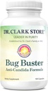 Tohtori Clark Store Bug Buster Anti-Candida Formula 620mg, 100 kapselia, tukee Candida Detox & Dgestive Health