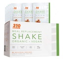 24 CT Organic Shake Box - Vegan Plant Proteina pulbere și de înlocuire de masă Shake - de 310 Nutriție - Gluten, Dairy și soia gratuit - 0g de zahăr 