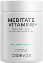 Codige Medita Viminades+ suplementaris - CogntiQ, DHH-B, GABA, Ashwagandha, Mshúrongs Organes, Blueberries - BD Bratpot Pills i Neuprotein - Vegan, no-GMO, Guten-Free 60 - Capules
