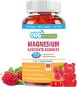 Magnesium Glycinate Gummies 500mg з L-Threonate, вітамін D, B6, Калій & CoQ10 цукрово-Free Комплексна формула для підвищення сну Raspberry Flavor 60 Count