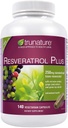 trunatur Resveratrol Plus Standardized Trans- Resveratrol 250 Milligram, 140 Vegetarian Capsules