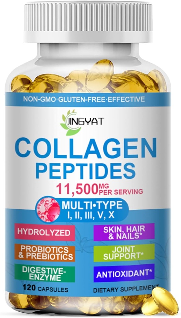 Collagen Peptides Softgells, Complete Collagen Peptede w/ Glusosine Chindroitin MSM ไบโอติน, Hydried Collagen Peptides Commites for Somes Complexs help helps helps Bobs Bobs Gart Health, Not-Gmoo