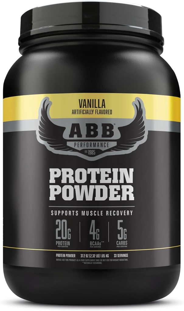 Amerikansk Body Building (ABB ren Pro Pro Protein Powder, Vanilla, 33 Serveringer