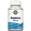 KAL Magnesium Tablets - Magnesium Oxide, Taurate, Citrate & Orotate Supplement, 500 mg per Serving, Enhanced Absorption, Bioavailable Formula for Men & Women, Non-GMO, Vegetarian - 60 Count Tablets