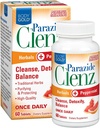 Body Gold Parazide Clenz Herbals & Peppermint | Limpeza intestinal & Detox w / Black Walnut & More | 30 Serv, 60 Tablets