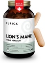 PURICA - 狮子的马恩微缩蘑菇,120 Vegan Capsules 60天供应 - 促进认知健康 - 非GMO和无Gluten - 重点和记忆支持 - 脑健康和改进文摘