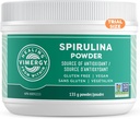Vimergy Spirulina w proszku - skoncentrowane białko roślinne wspomaga immunologiczne zdrowie i funkcje sercowo-naczyniowe - wegańskie, koszerne, bezglutenowe - 125g