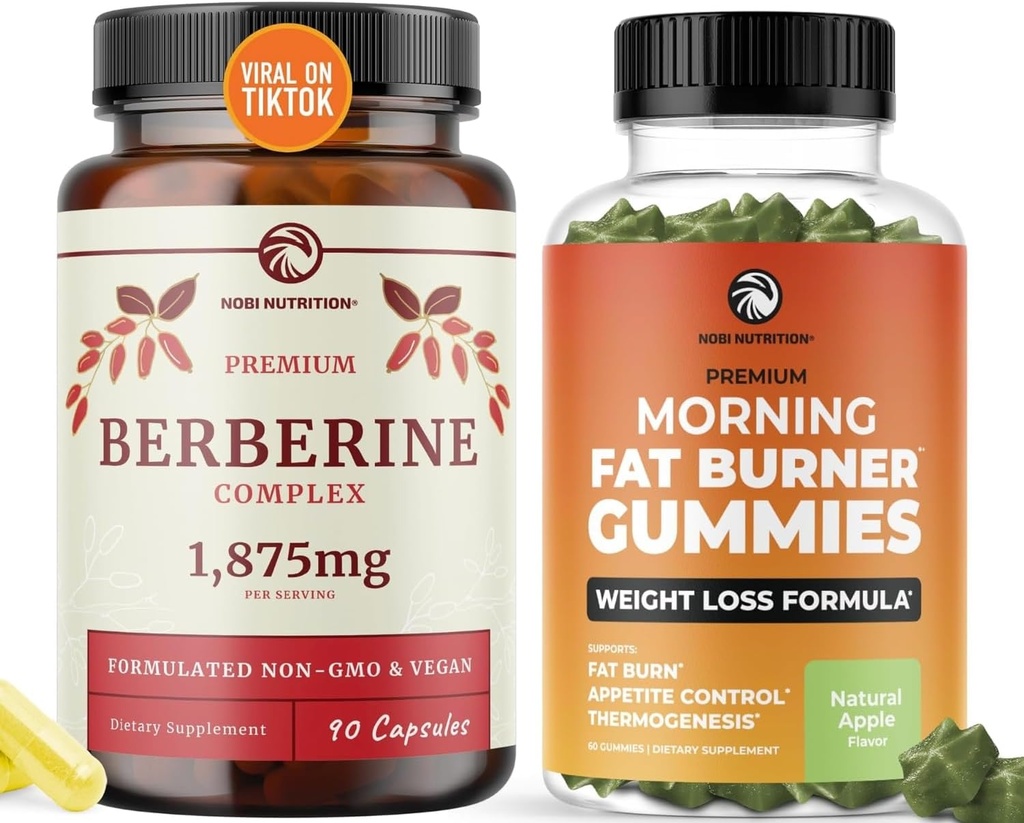 Berberine Complex Supplement and Burn Gummies 