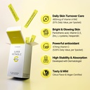 VITALBEAUTIE Super Retinol C (Powder, hudpleie Supplement) 30 Pakker flytende kollgen for kvinner, Super Collogen Lift Shot