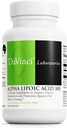 DAVINCI Laboratorios Ácido Lipoico alfa 300 - Suplemento dietético de apoyo Metabolismo y niveles saludables de colágeno - con 300 mg Ácido Lipoico alfa por cápsula - Sin gluten - 60 cápsulas vegetarianas