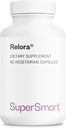 SuperSmart Relora 750mg per dag - Magnolia Officinalis & Phellodendron Amurense Extract Supplement | Non-GMO & Gluten Free - 90 Vegetariska kapslar