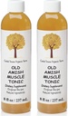 Caleb Treeze Old Amish Municle Tonic 8 oz, 腿割伤救济,脚割伤救济,无休息的腿,肌肉割伤和Spasm救济 - 包2