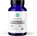 Probióticos orgânicos de ora com prebióticos para a saúde digestiva 16 bilhões de UFC - Confie em seu intestino - Strains - Acidophilus Lactobacillus Breve Bifidum Lactis