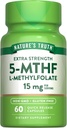 Nature's Truth L Methylfolate 15mg | 60 캡슐 | 비 GMO & 글루텐 프리 보충교재 | 추가 강도