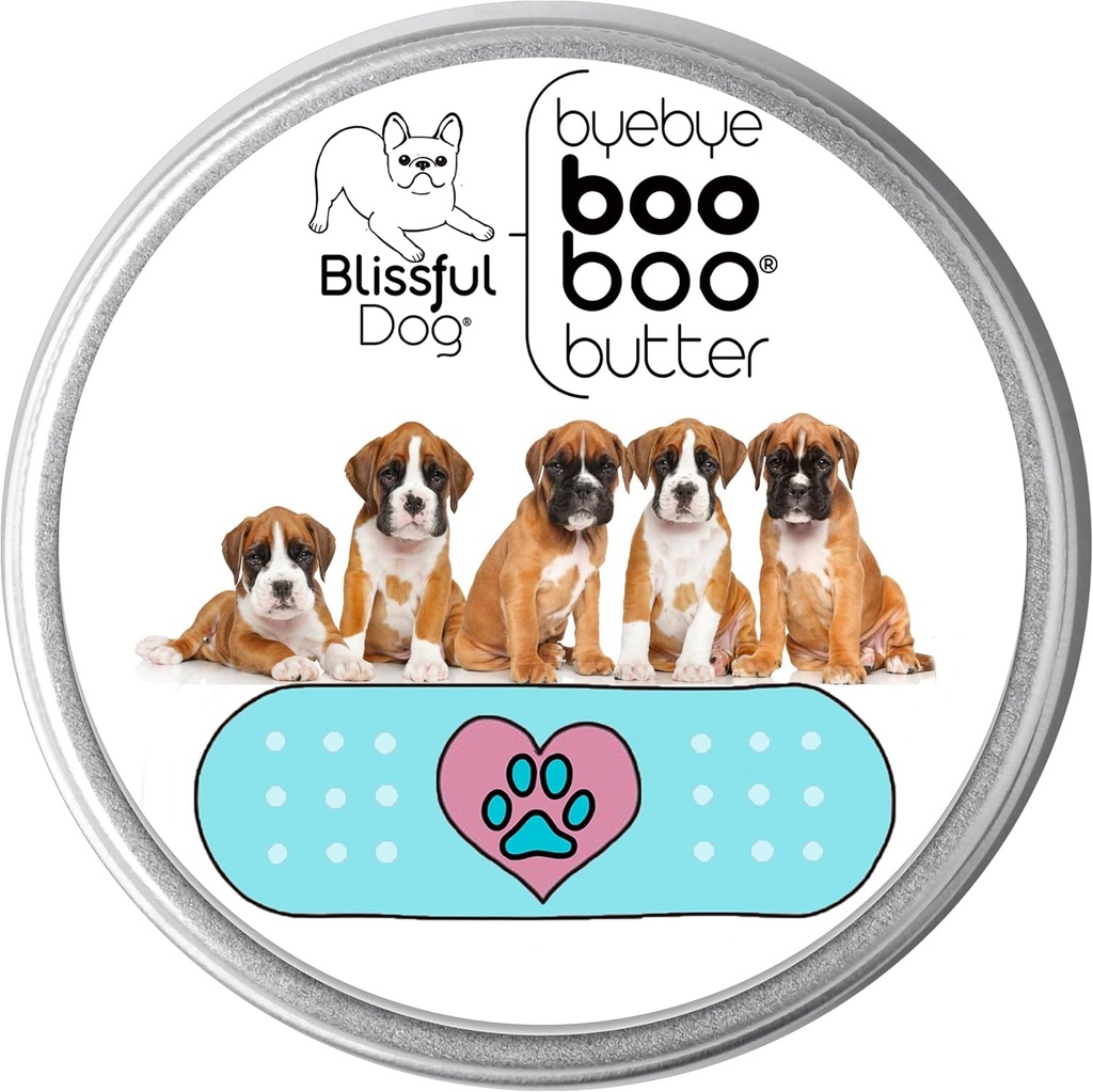 O Cão Brilhante 1 oz TIN Boxer Booboo Butter