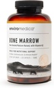 Enviromedica Bone Marrow Supplemento – Grass-Fed New Zealand Beef Bone Marrow, MCHA, Bovine Cartilage, Collage, Freeze-Dried, Vitamin K2 MK7, 120 capsule