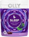 Olly Sleep Gumi, 3 mg Melatonin, L-Theanine, Kamilla, és Lemon Balm Extracts, Blackberry Flavor, 30 napos ellátás - 60 gróf