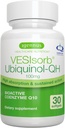 Igennus Advanced VESIsorb Ubiquinol 100mg 30 Softgels, 600% Bioavailability, Fast-Acting Water-Soluble Coenzyme Q10 Supplement for Energy & Heart, 1-Month Supply