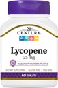 21st Century Lycopene 25 mg Tablet, 60 Count (22400)