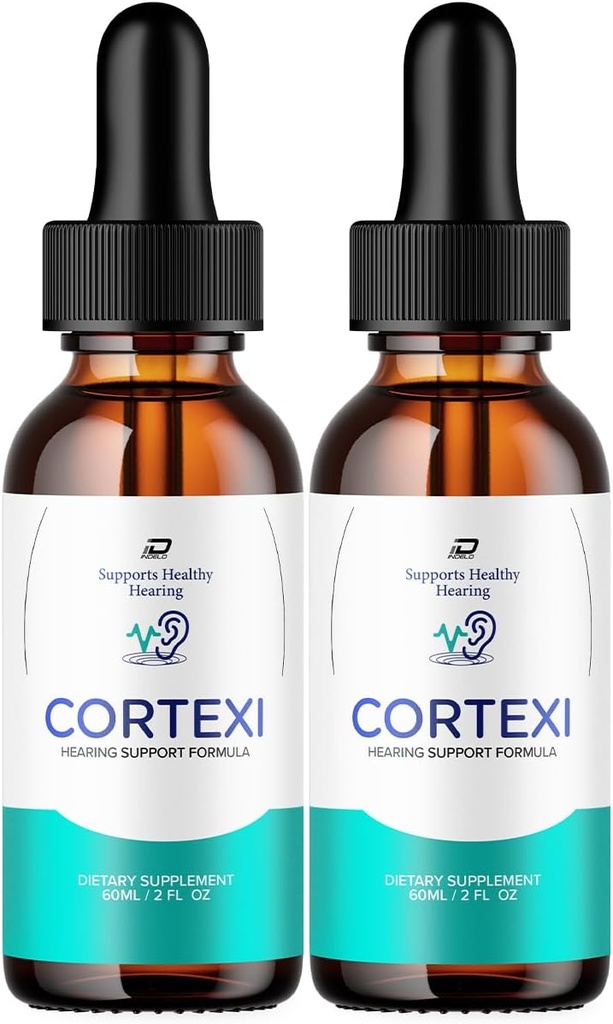 Cortexi Tinnitus Ear Drops - Cortexi 24, Cortexi Liquid Drops, Cortexi відгуки, Cortexi Drops для Ear Relief (2 пакет - 120 ML)