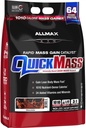 AllMAX QUICKMASS, Шоколад - 10 фунтів - Швидкий каталізатор Mass Gain - до 64 грамів білка для сервірування - 3:1 Карб до протеїну Ratio - Zero Trans Fat - До 70 Сервінги
