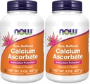 NOW Supplements, Calcium Ascorbate Powder, Buffered, Antioxidant Protection*, 8-Ounce (Pack of 2)