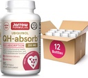 Jarrow Formulas QH-Absorb Ubichinol 200 mg, Supliment alimentar, Suport pentru sănătate mitocondrială și funcția cardiovasculară sănătoasă, 90 Softgels, până la 90 de zile de aprovizionare (pachet de 12)